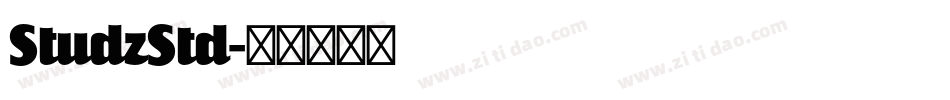 StudzStd字体转换