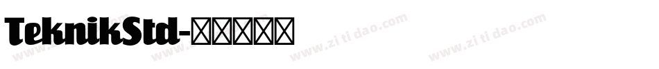 TeknikStd字体转换