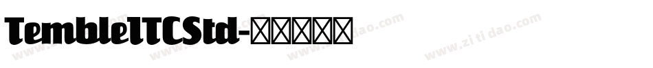 TembleITCStd字体转换