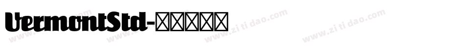 VermontStd字体转换