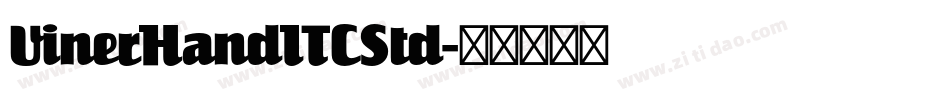 VinerHandITCStd字体转换
