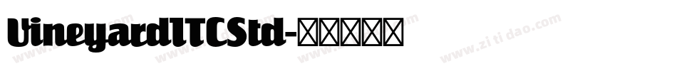 VineyardITCStd字体转换