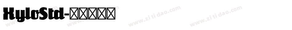 XyloStd字体转换