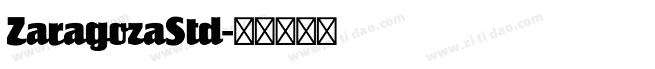 ZaragozaStd字体转换