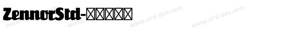 ZennorStd字体转换
