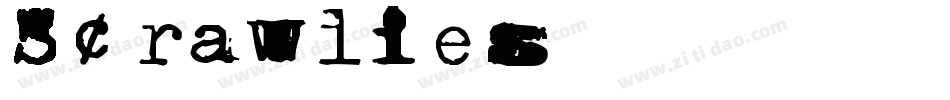 Scrawlies字体转换