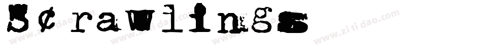 Scrawlings字体转换