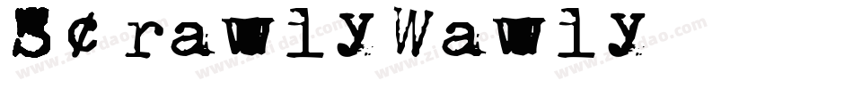 ScrawlyWawly字体转换