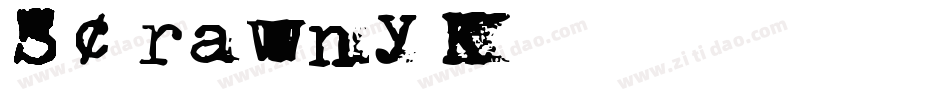 ScrawnyK字体转换