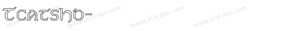 TcatsHo字体转换