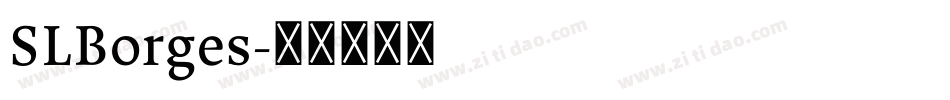 SLBorges字体转换