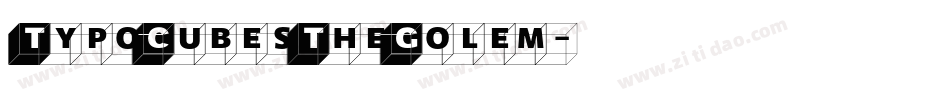TypoCubesTheGolem字体转换