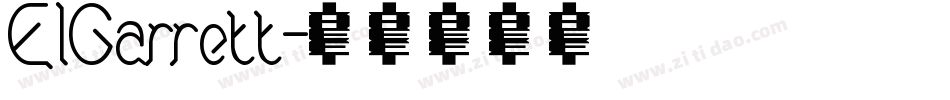 ElGarrett字体转换