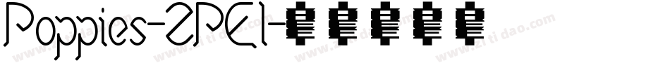 Poppies-ZPEl字体转换