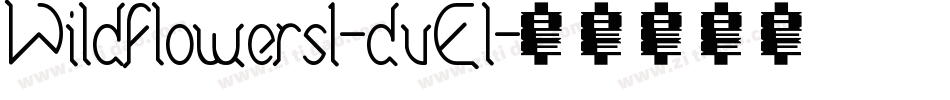 Wildflowers1-dvEl字体转换