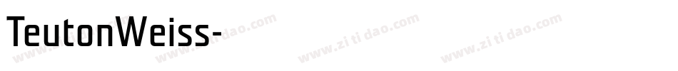 TeutonWeiss字体转换