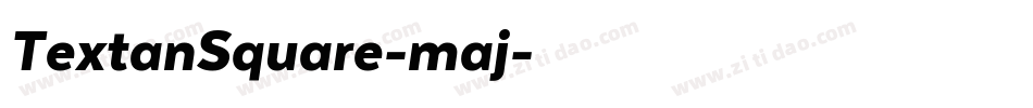 TextanSquare-maj字体转换