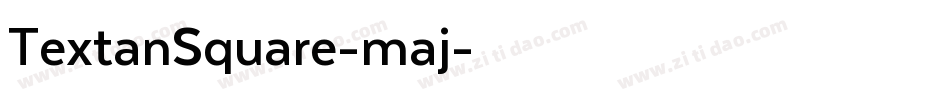 TextanSquare-maj字体转换