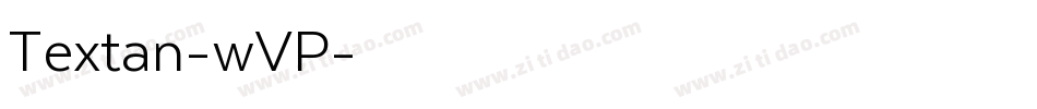 Textan-wVP字体转换