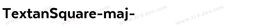 TextanSquare-maj字体转换