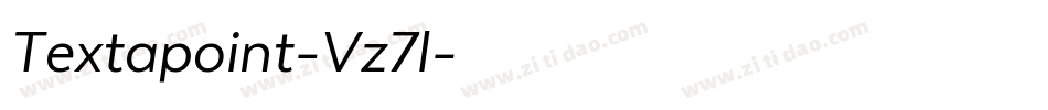 Textapoint-Vz7l字体转换