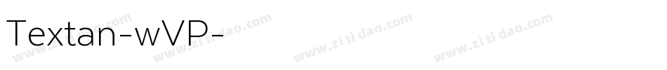Textan-wVP字体转换