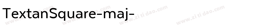 TextanSquare-maj字体转换
