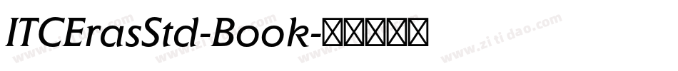 ITCErasStd-Book字体转换