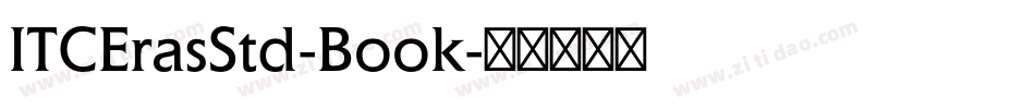 ITCErasStd-Book字体转换