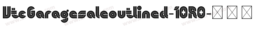 VtcGaragesaleoutlined-10R0字体转换