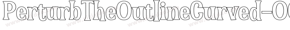 PerturbTheOutlineCurved-OOP4字体转换