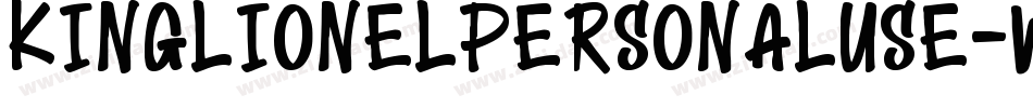 KingLionelPersonalUse-w0P8字体转换
