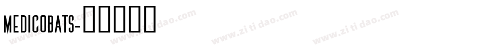 Medicobats字体转换
