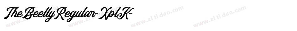 TheBeellyRegular-XplK字体转换