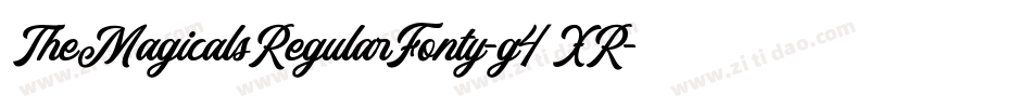 TheMagicalsRegularFonty-g4XR字体转换