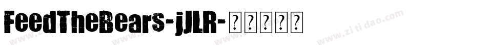 FeedTheBears-jJLR字体转换
