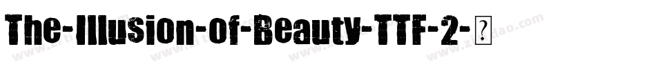 The-Illusion-of-Beauty-TTF-2字体转换