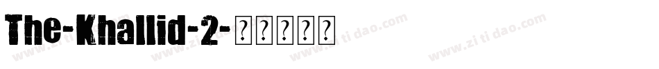 The-Khallid-2字体转换