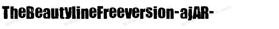 TheBeautylineFreeversion-ajAR字体转换