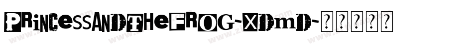 PrincessAndTheFrog-XdMd字体转换