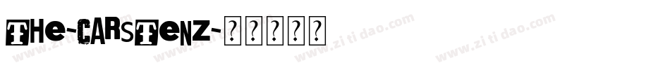 The-Carstenz字体转换
