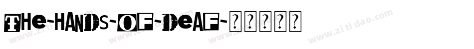 The-Hands-of-Deaf字体转换