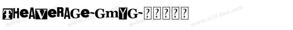 TheAverage-GMyg字体转换