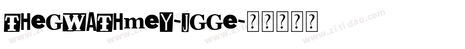 TheGwathmey-JgGE字体转换 TheGwathmey-JgGE字体转换