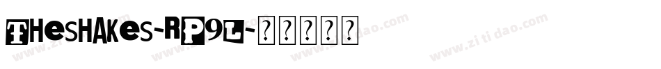 TheShakes-Rp9l字体转换