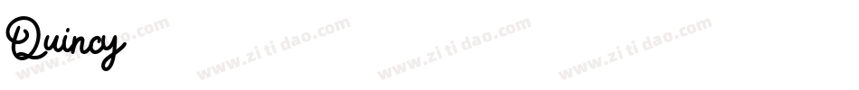 Quincy字体转换