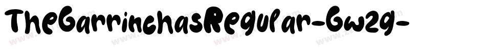 TheGarrinchasRegular-Gw2g字体转换