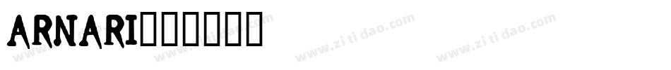 ARNARI字体转换