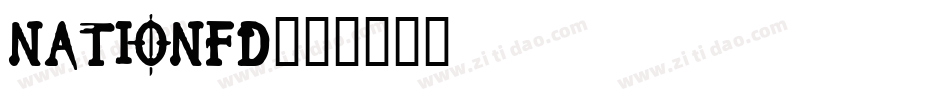 NATIONFD字体转换
