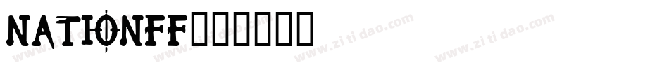 NATIONFF字体转换